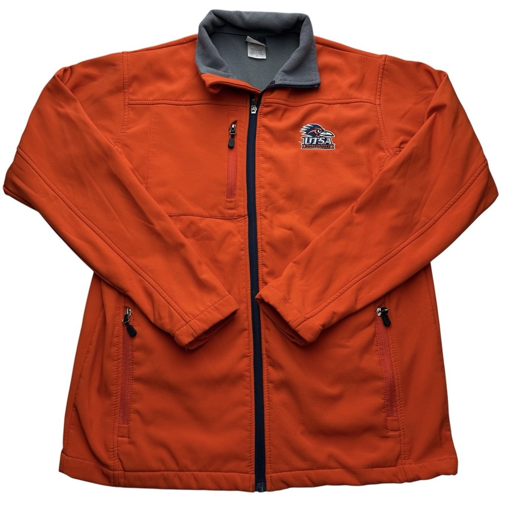 University of Texas San Antonio Roadrunners NCAA Men's M Orange Full-Zip Jacket